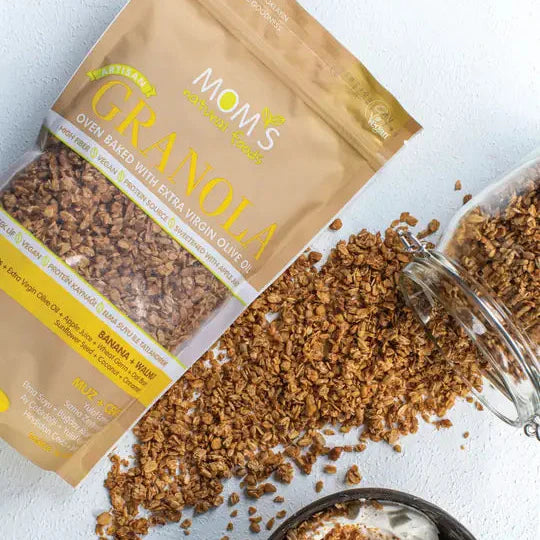 3-PACK GRANOLA BANANA-WALNUT 360G / BLUEBERRY 360G / STRAWBERRY-CHIA 360G