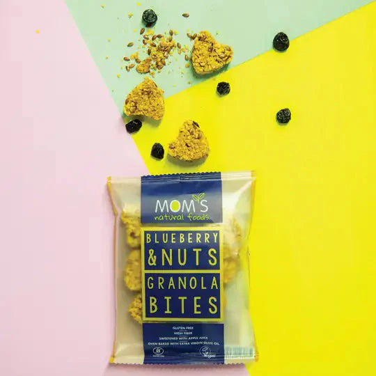 6 Pieces Gluten Free BLUEBERRY Granola BITES