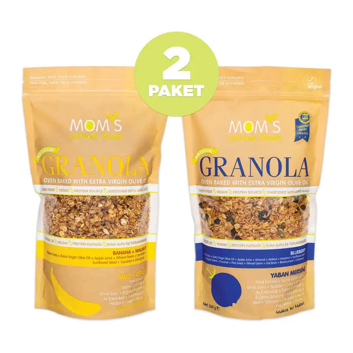 2 PCS GRANOLA BLUEBERRY 360 G - BANANA WALNUT 360 G