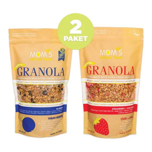 2-Pack Granola Strawberry Chia 360G - Blueberry 360G