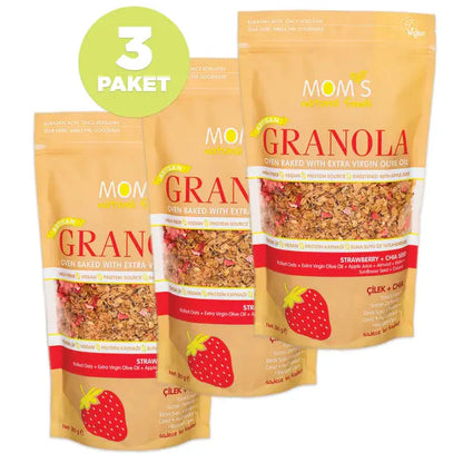 3 PCS STRAWBERRY-CHIA GRANOLA 360G