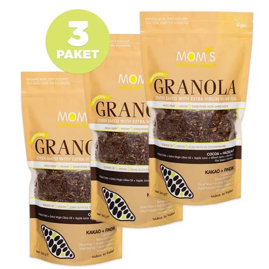 3-PACK COCOA-HAZELNUT GRANOLA 360G
