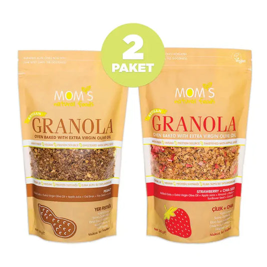2-PACK GRANOLA STRAWBERRY CHIA 360G - PEANUTS 360G
