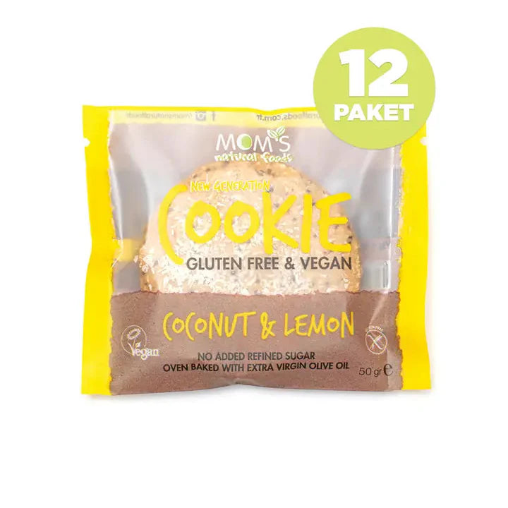 12 Gluten Free LEMON & COCONUT Cookies