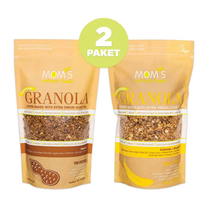 2 PCS GRANOLA BANANA WALNUT 360G - PEANUTS 360G