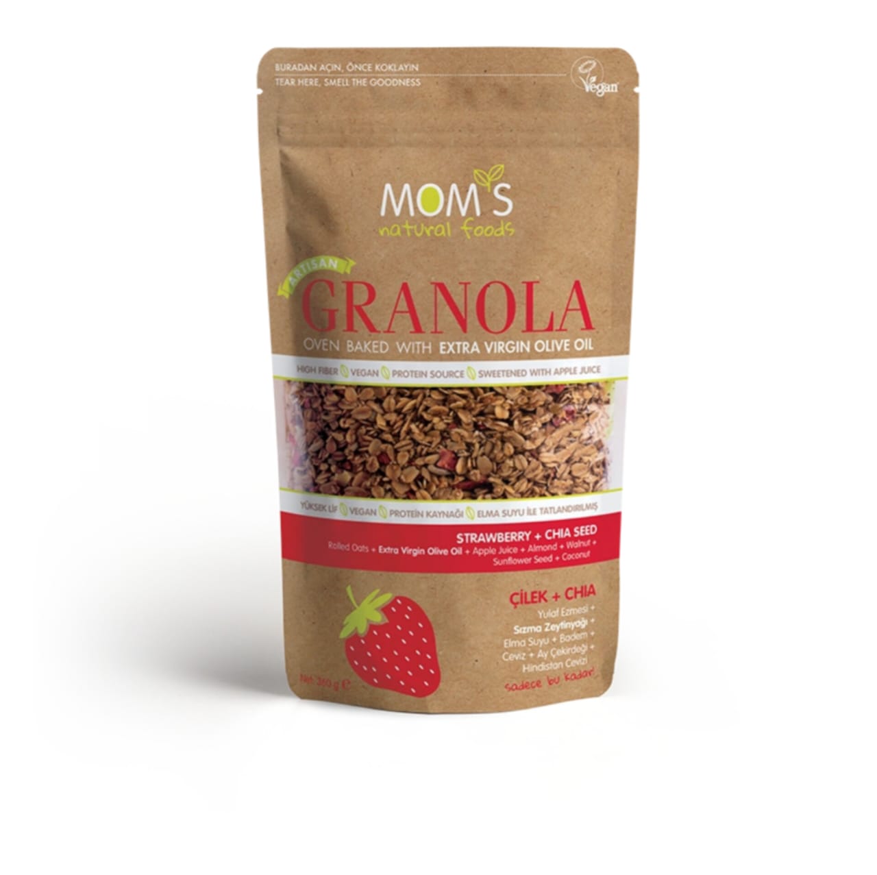 STRAWBERRY + CHIA SEED GRANOLA