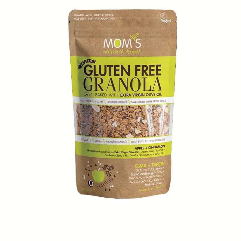 GLUTEN FREE APPLE + CINNAMON GRANOLA