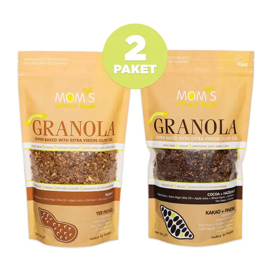 2 PCS GRANOLA COCOA HAZELNUT 360G - PEANUTS 360G